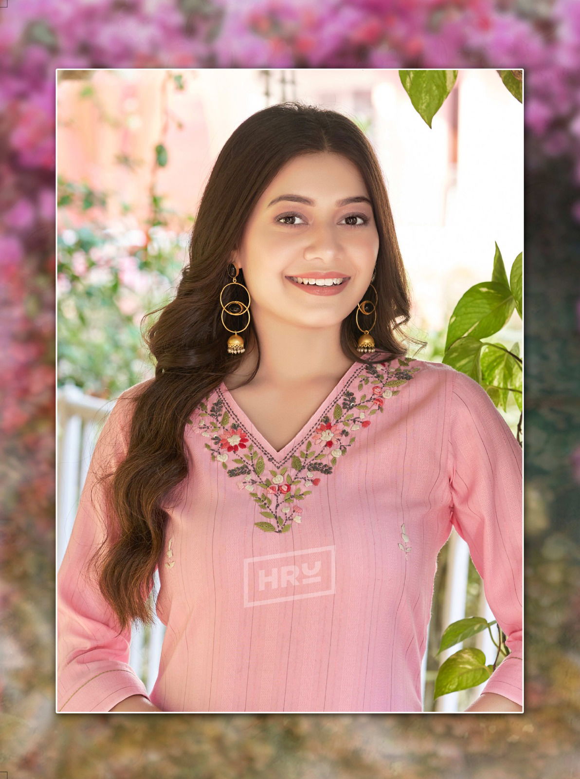 Hema Vol 3 By Hru Straight Cut Viscose Embroidery Kurtis Wholesale Shop In Surat